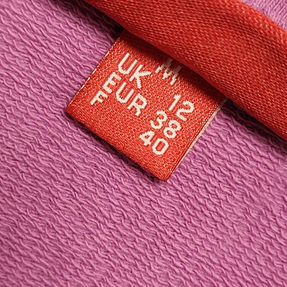 Elle Sport Y2K Purple High Neck Zip Up Sweatshirt Womens UK Size Medium