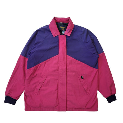 Sunderlands 90s Vintage Pink & Purple Over-sized Jacket Women's Size Small