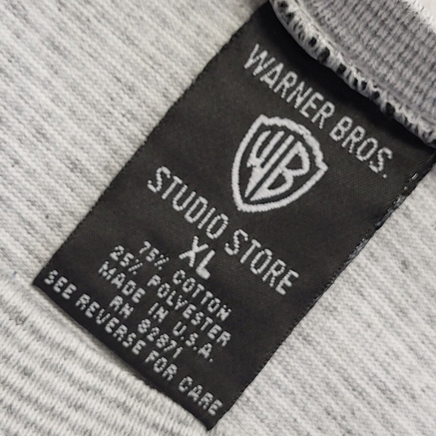Warner Bros Looney Tunes Grey Vintage 90s T-Shirt Uk Men's Size XL