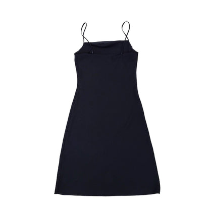 90s Vintage New Look Navy Evening Strappy Pencil Dress Women's Size 12