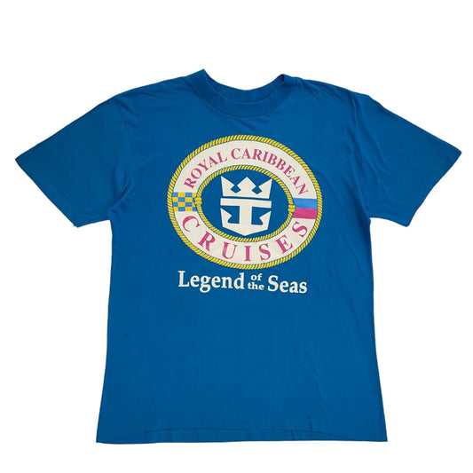 Vintage 90s Blue Royal Caribbean  Single Stitch T-Shirt Mens 3XL