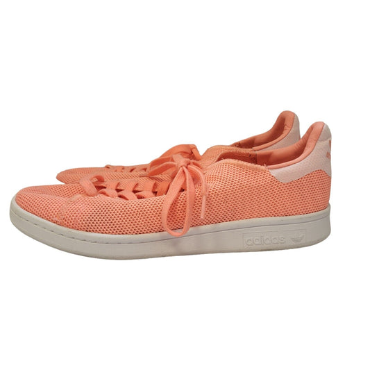 Adidas Stan Smith  Pink & White Lace-up Sports Casual Trainers Uk Women's Size 7