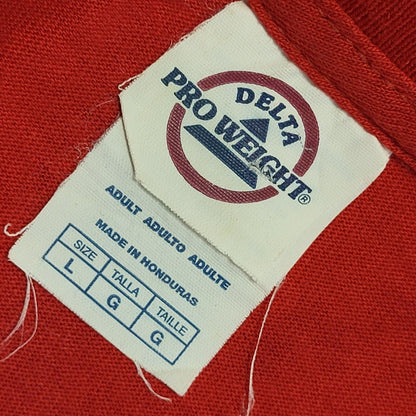 Delta Red Homer Vintage Y2K Short Sleeve T-Shirt Uk Men's Large