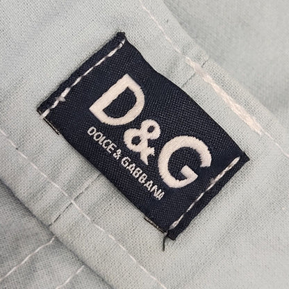 D&G Vintage 90's Light Blue Straight Leg Jeans Uk Women's Size 8 W27 L32