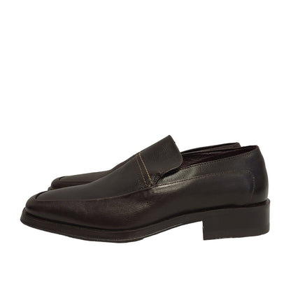 C-Z Brown Slip-On Casual Leather  Shoes Uk Men's Size 9