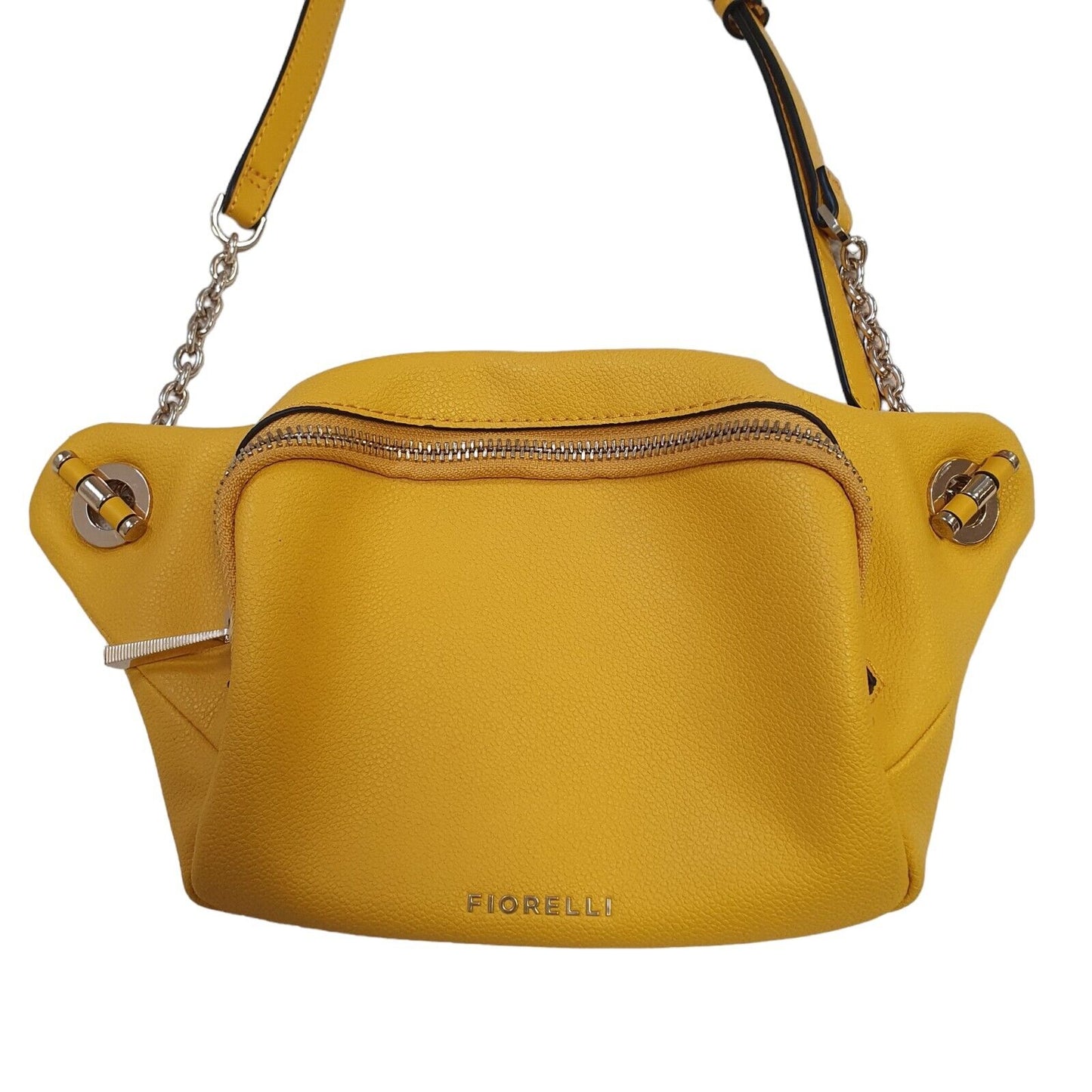 Fiorelli Yellow Faux Leather Cross Body Chain And Leather Strap
