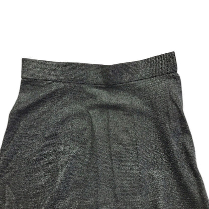 Richard Shops 70s Black & Silver Sparkly Long Maxi Skirt Women's UK 8 W26