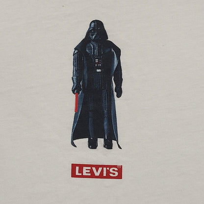 Levi's Star Wars Darth Vader White Long Sleeve T-Shirt Mens Size Large