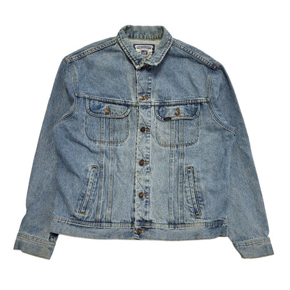 Lee Brickseller Vintage 90s Mid Blue Denim Jacket Uk Men's Size Large