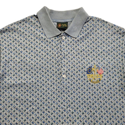 Ryder Cup 97 Bobby Jones Vintage 90's Blue  Polo Shirt Uk Men's Size M
