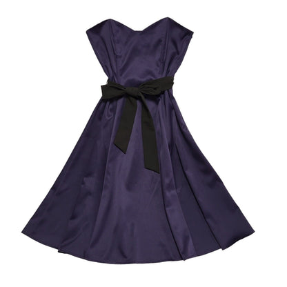 West One Vintage 90s Purple Sweetheart Evening Dress Uk Women's Size 10 W28