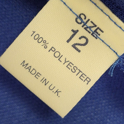 Debenhams Vintage 90's Blue 2 In 1 Top Shirt & Cardigan Womens UK Size 12