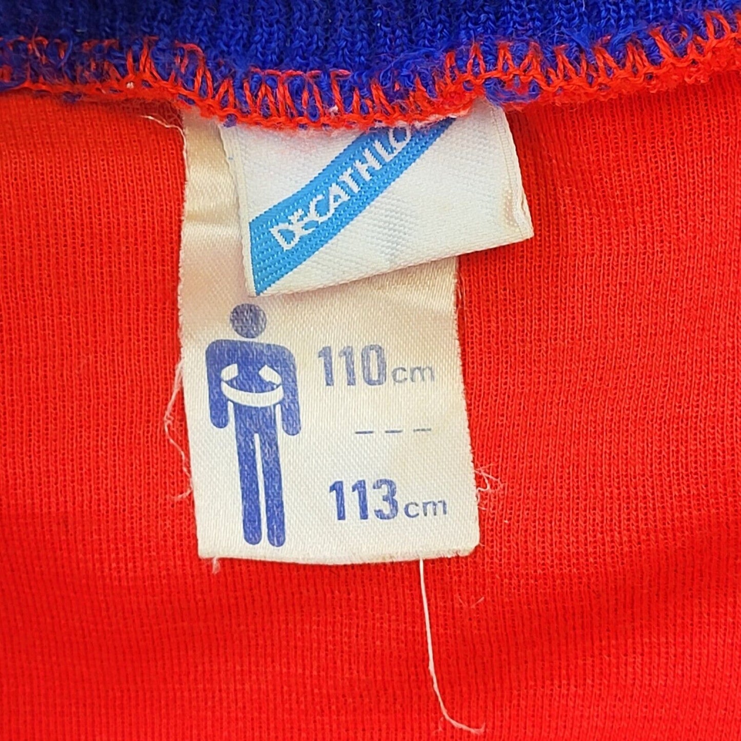 Decathlon 80s Vintage Red & Blue Zipped Jacket Women's Size 14