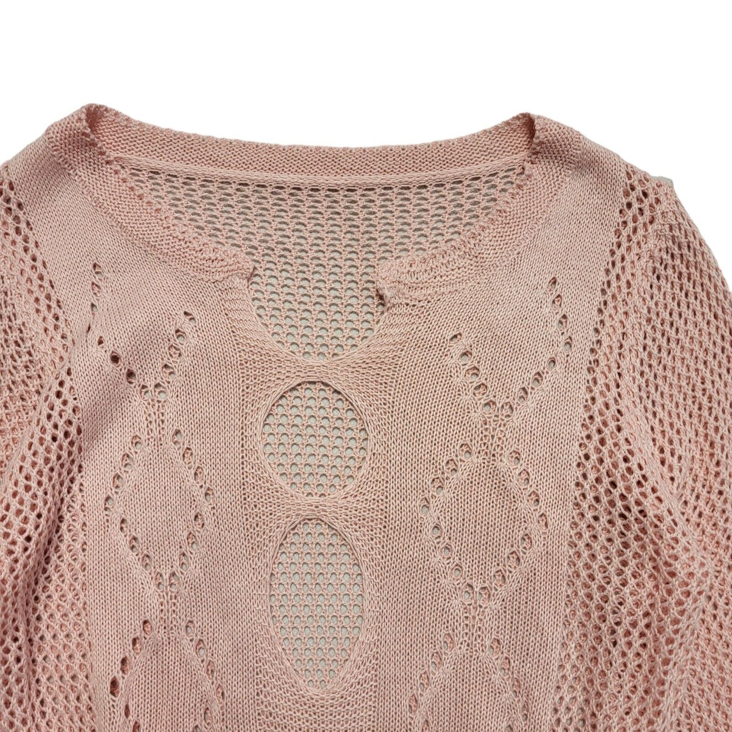 Vintage Y2k Pink Long Sleeve Daywear Dress Uk Women's Size 12