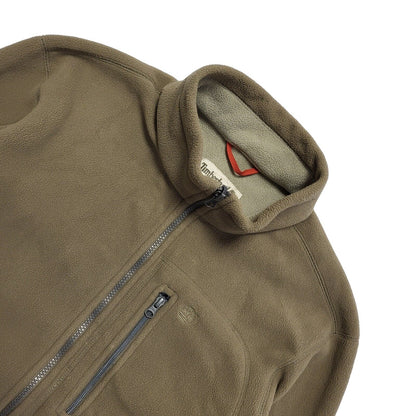 Timberland Performance Khaki Hiking Fleece Jacket Uk Men's Size Small