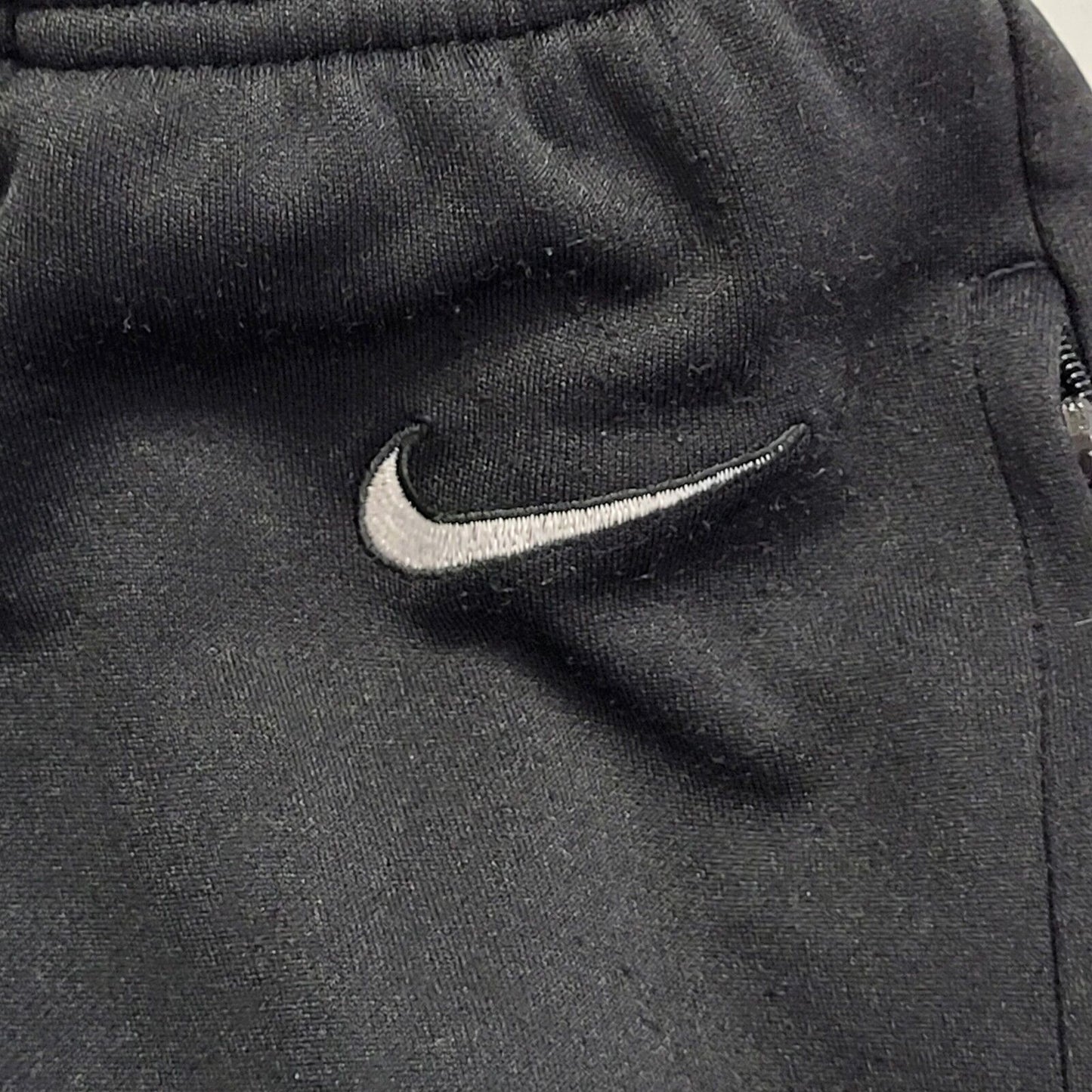 Nike 90s Vintage Black Skinny Leg Tracksuit Bottoms Men's Size S W30 L27