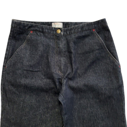 Soon Vintage Y2k Dark Blue Bootcut Denim Jeans Women's Size 12 W32 L30