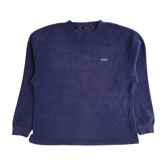 Peter Storm Blue Fleece Vintage 90's Sweatshirt UK Men's Size M