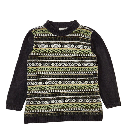 Canda 90s Vintage Acrylic Round Neck Jumper Women's Size L