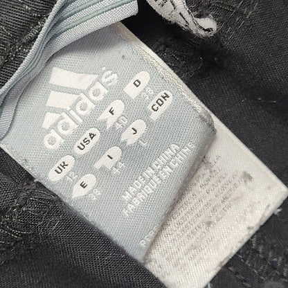 Adidas Black 90s Vintage Cotton Tracksuit Bottoms Women's Uk Size 12 W30 L30