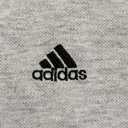 Adidas Vintage 90s Grey Polo Shirt Uk Men's Size Large