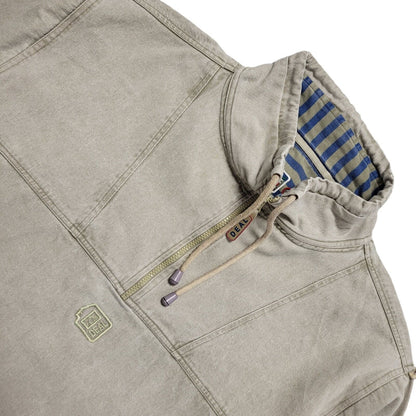 Deal Vintage 90's Beige 1/4 Zip Sweatshirt Uk Men's Size XXL