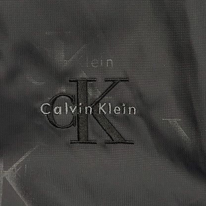 Calvin Klein Black Y2k Zipped Bomber Jacket Uk Men's Size XL