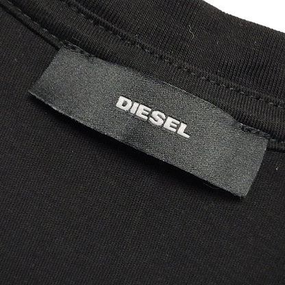 Diesel Black Graphic Print Crew Neck T-Shirt Uk Men's Size XL