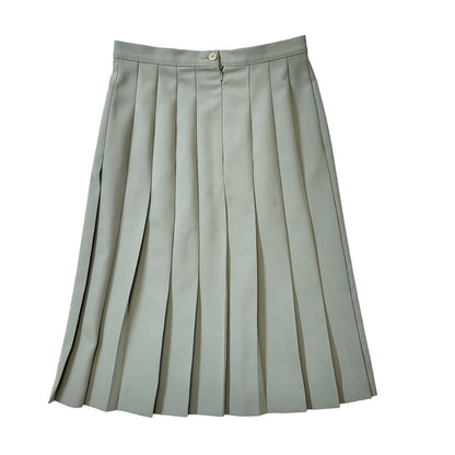 Marks & Spencer St Michael 90s Vintage Green Pleated Skirt Women's Size 12 W30