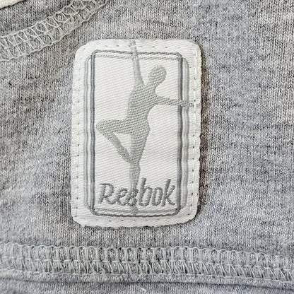 Reebok Y2K Vintage Grey V-Neck Hoodie Women's Size 12