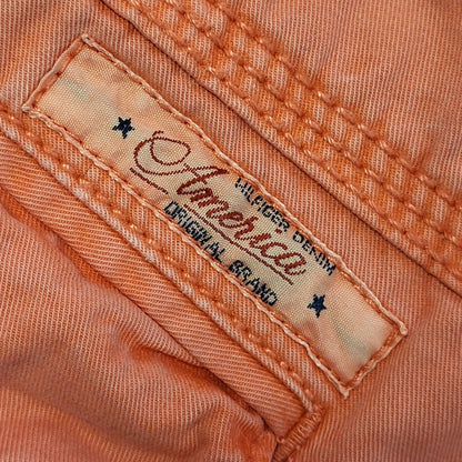 Hilfiger Denim Y2k Vintage Pink Straight Leg Chino Trousers Uk Men's XXL W38 L33