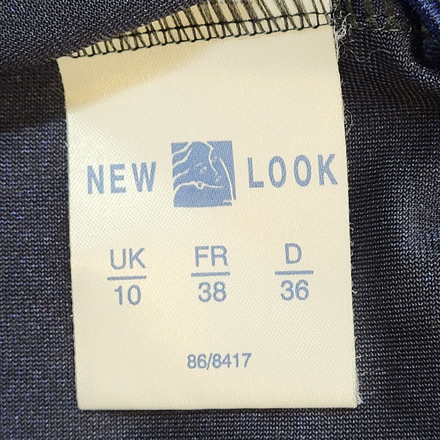 New Look Blue Sleeveless 90s Vintage Dress Women's Size 10