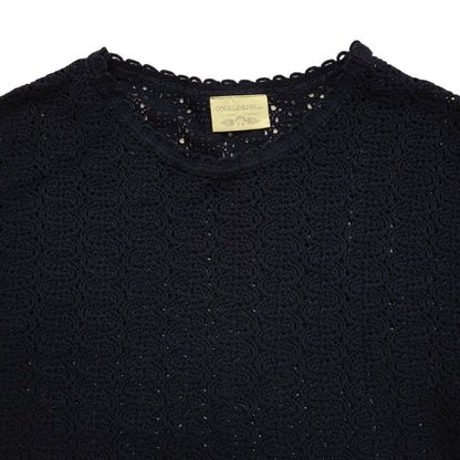 Cockleshell Vintage 90's Blue Long Sleeve Top Womens UK Size L