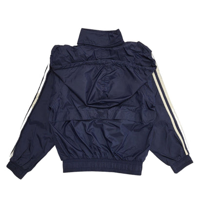 Adidas 90s Vintage Blue Hooded Zip Up Jacket Kids Size Small