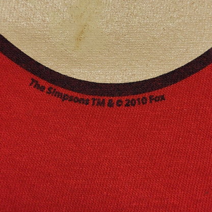 Delta Red Homer Vintage Y2K Short Sleeve T-Shirt Uk Men's Large