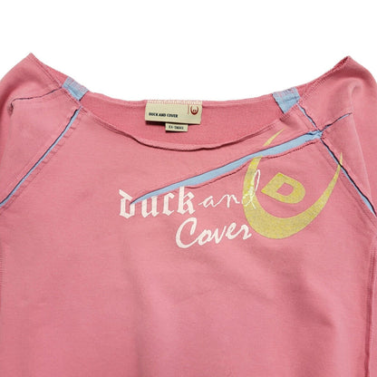 Duck & Cover Y2K Vintage Pink Sweatshirt Uk Women's Size XS