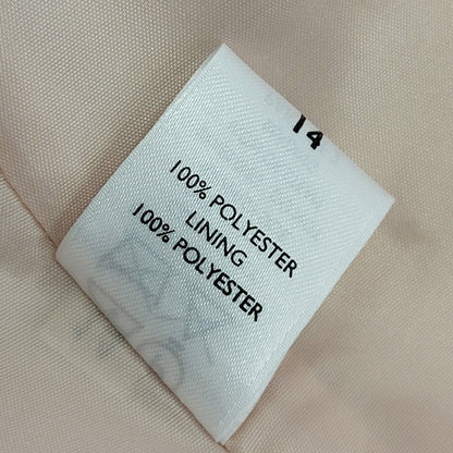 Debut 80s Vintage Pink 2 Piece Dress Suit Uk Women's Size 14