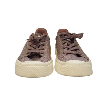 Cariuma Purple & White Lace-up Sports Casual Trainers Uk Women's Size 6.5