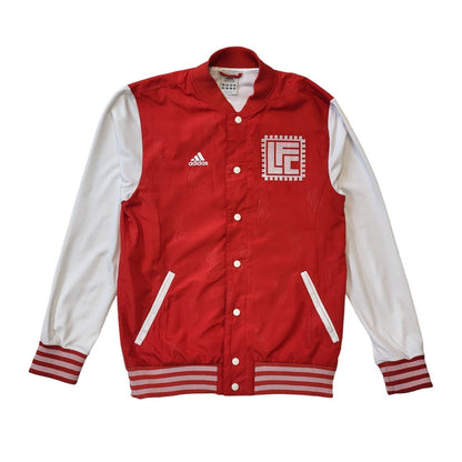 Adidas Y2K LFC Red & White Snap Fasten Track Jacket Men's Size Small