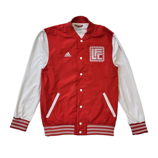 Adidas Y2K LFC Red & White Snap Fasten Track Jacket Men's Size Small