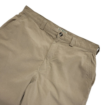 L.L. Bean 90s Vintage Beige Thinsulate Straight Leg Trousers Mens Size L W34 L32