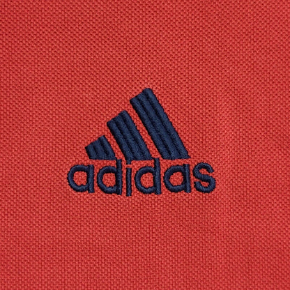 Adidas Vintage 90s Red Polo Shirt Mens Size Large