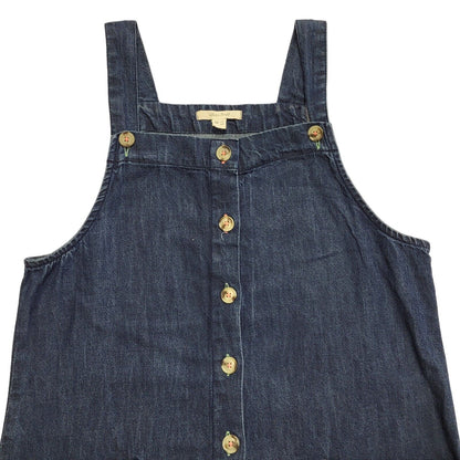 White Stuff Y2K Dark Blue Sleeveless Denim Dress Uk Women's Size 10 W28
