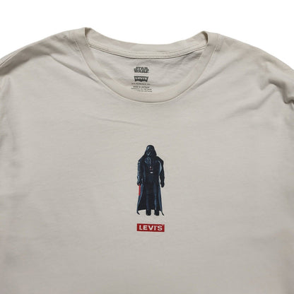 Levi's Star Wars Darth Vader White Long Sleeve T-Shirt Mens Size Large