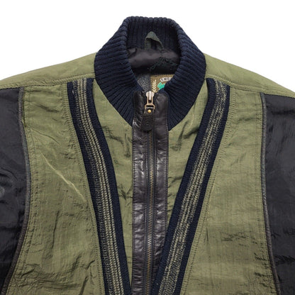 Emos Vintage 80s Green Full Zip Jacket Uk Men's Size XL