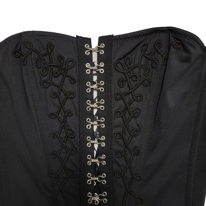 6ixty 8ight Vintage 90's Black Ruched Strapless Bandeau Top Uk Women's 12-14