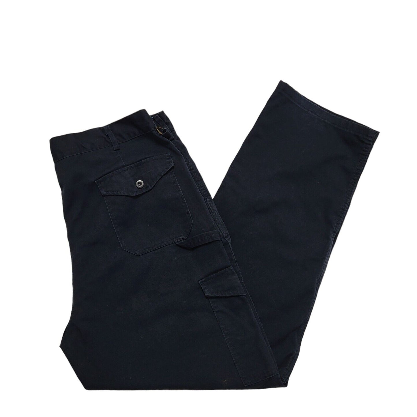 Dickies Y2k Vintage Navy Blue Straight Leg Work Trousers Uk Men's 2XL W38 L30