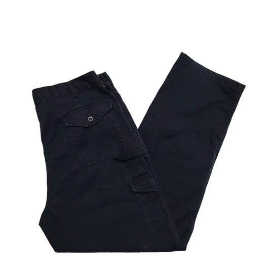 Dickies Y2k Vintage Navy Blue Straight Leg Work Trousers Uk Men's 2XL W38 L30