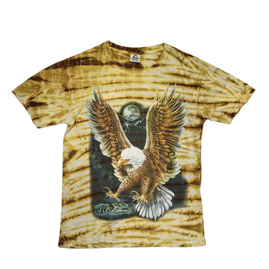 Caballo Beige Eagle Vintage 90s Short Sleeve T-Shirt Uk Men's L