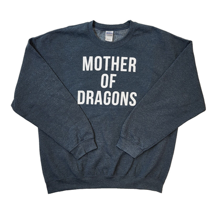 Gildan Vintage Blue Mother Of Dragons Crew Neck Sweatshirt Men's Size XL Eu 56